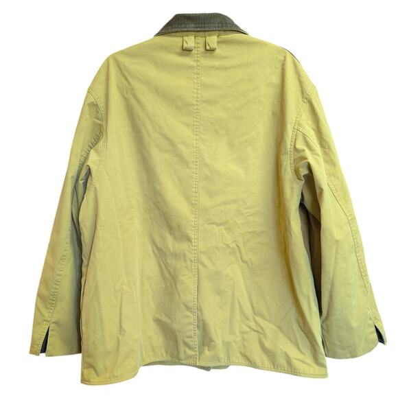 Sea New York Clyde Barn Jacket Embroidered Cotton Chore Mustard XL Corduroy - Picture 6 of 7
